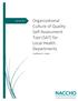 Organizational Culture of Quality Self-Assessment Tool (SAT) for Local Health Departments