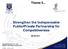 Strengthen the Indispensable Public/Private Partnership for Competitiveness