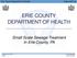 ERIE COUNTY DEPARTMENT OF HEALTH