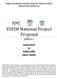 ESFIM National Project Proposal [KENYA ]