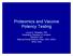 Proteomics and Vaccine Potency Testing
