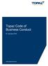 Topaz Code of Business Conduct