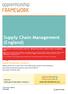 Supply Chain Management (England)