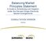 Balancing Market Principles Statement A Guide to Scheduling and Dispatch under the Revised Single Electricity Market Arrangements