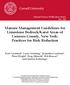 Manure Management Guidelines for Limestone Bedrock/Karst Areas of Genesee County, New York: Practices for Risk Reduction