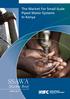 The Market For Small-Scale Piped Water Systems In Kenya SSAWA. Market Brief