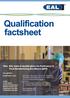 Title: EAL Suite of Qualifications for Proficiency in Food Manufacturing Excellence (QCF) At a glance