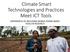 Climate Smart Technologies and Practices Meet ICT Tools EXPERIENCES OF INCLUDING MOBILE-PHONE BASED TOOLS IN RESEARCH