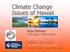 Climate Change Issues of Hawaii