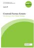 Central Farms Estate. Developing a Farm Estate Strategy. Appendix A. Central Bedfordshire Council