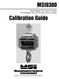 MSI9300. PortaWeigh Plus Crane Scales PortaWeigh Plus Hi-Torque Crane Scales. Calibration Guide