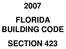 2007 FLORIDA BUILDING CODE SECTION 423