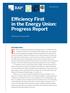 Efficiency, including energy efficiency and demand response, are fundamental to the