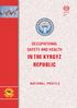 International Labour Office OCCUPATIONAL SAFETY AND HEALTH IN THE KYRGYZ REPUBLIC NATIONAL PROFILE
