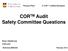 COR TM Audit Safety Committee Questions