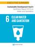 EXECUTIVE SUMMARY. Sustainable Development Goal 6 Synthesis Report 2018 on Water and Sanitation