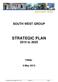 SOUTH WEST GROUP STRATEGIC PLAN to 2025 FINAL. 5 May South West Group Strategic Plan Final 5 May 2015 Page 1