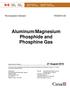 Aluminum/Magnesium Phosphide and Phosphine Gas