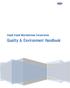 Asahi Kasei Microdevices Corporation. Quality & Environment Handbook