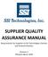 SUPPLIER QUALITY ASSURANCE MANUAL. Requirements for Suppliers to SSI Technologies Controls and Sintered Divisions