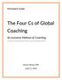 The Four Cs of Global Coaching
