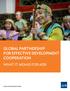 GLOBAL PARTNERSHIP FOR EFFECTIVE DEVELOPMENT COOPERATION