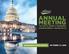 ANNUAL MEETING THE CAPITAL MARKETS CONFERENCE OCTOBER 1-2, 2018 SPONSORSHIP OPPORTUNITIES MANDARIN ORIENTAL WASHINGTON, DC