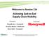 Achieving End-to-End Supply Chain Visibility