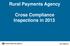 Rural Payments Agency Cross Compliance Inspections in 2013