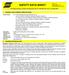 SAFETY DATA SHEET. This Safety Data Sheet complies with Regulation (EC) No. 1907/2006, ISO and ANSI Z400.1