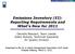 Emissions Inventory (EI): Reporting Requirements and What s New for 2011