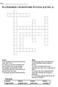 WATERSHED CROSSWORD PUZZLE (LEVEL 1)