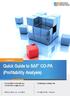Quick Guide to SAP CO-PA Profitability Analysis. Stefan Eifler