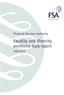 Financial Services Authority. Equality and diversity workforce data report