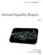 Annual Equality Report
