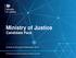 Ministry of Justice Candidate Pack. Analytical Services Directorate, 2018