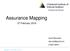 IIA South and IIA East. Assurance Mapping. 2 nd February David Alexander