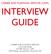 CAREER AND PLANNING SERVICES (CAPS) INTERVIEW GUIDE