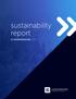 sustainability report