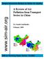 A Review of Air Pollution from Transport Sector in China