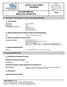 SAFETY DATA SHEET Revised edition no : 0 SDS/MSDS Date : 11 / 12 / 2012