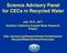 Science Advisory Panel for CECs in Recycled Water