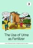 The Use of Urine as Fertilizer