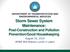 Storm Sewer System Maintenance: Post-Construction and Pollution Prevention/Good Housekeeping