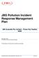 JBS Pollution Incident Response Management Plan