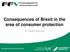 Consequences of Brexit in the area of consumer protection. Dr. Malte Kramme