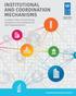 INSTITUTIONAL AND COORDINATION MECHANISMS. Guidance Note on Facilitating Integration and Coherence for SDG Implementation