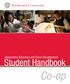 Cooperative Education and Career Development. Student Handbook. Co-op