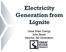 Generation from Lignite