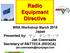 Radio Equipment Directive